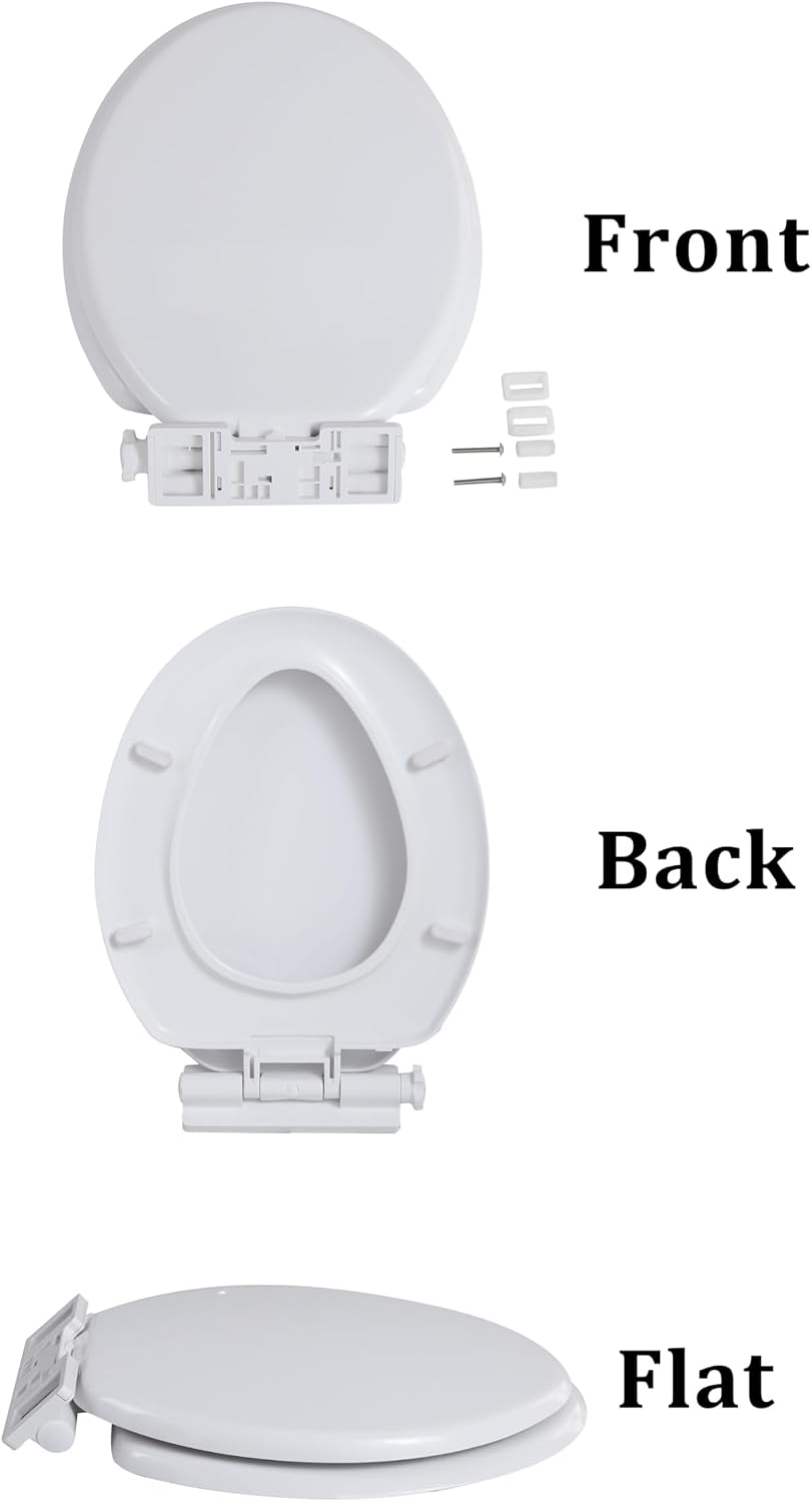 Minixi Self Lifting Toilet Seat, Non Electric, No Cleaning Required, Auto Lifting, Suitable for Oval Toilet