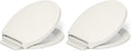 Kohler K-28005-96 Drift ReadyLatch Quiet Close Round Toilet Seat, Biscuit (Pack of 2)