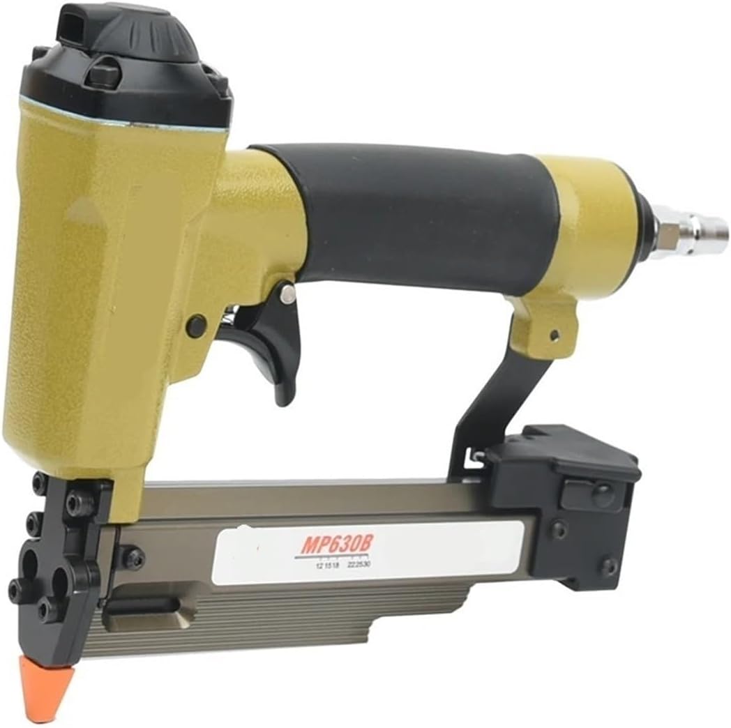 Pneumatic nail gun, MP630B 1 3/16' Pneumatic Micro Brad Nail Gun For 12-30mm Diameter 0.63mm Headless Pins Gun for Floor, Truss, and Roof