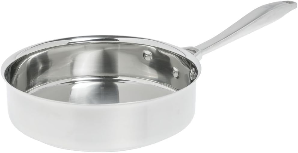 Vollrath 47745 Intrigue Mirror Finish S/S 3 Quart Saute Pan