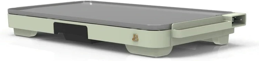 Extra Large Electric Griddle 12x22 Inch, 1500W Nonstick Countertop Griddle with Removable Backsplash and Adjustable Temperature Control for Family Breakfast & Indoor Cooking (Sage Green)