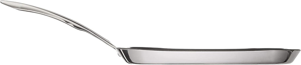 Viking Contemporary 3-Ply Non Stick Griddle Pan, 11 Inch Stainless Steel Nonstick Grill Pan, Dishwasher and Oven Safe, Induction Ready, Black