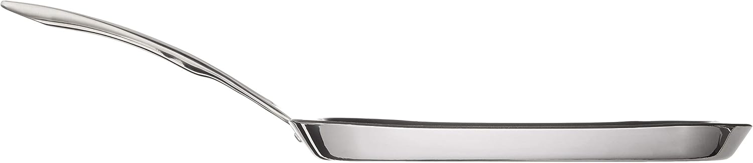 Viking Contemporary 3-Ply Non Stick Griddle Pan, 11 Inch Stainless Steel Nonstick Grill Pan, Dishwasher and Oven Safe, Induction Ready, Black