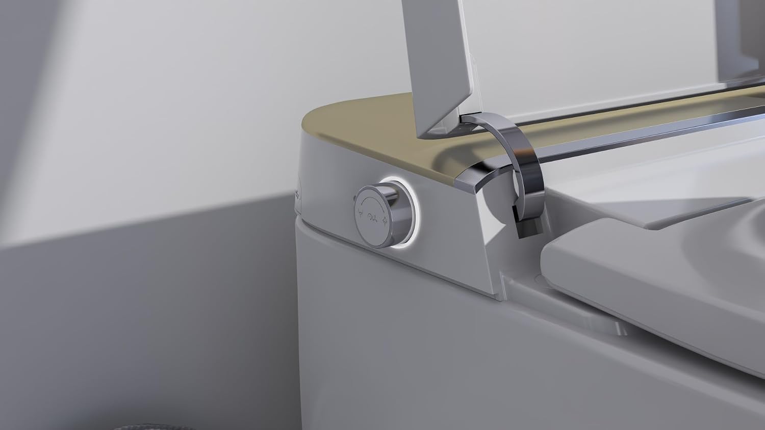 Clean Sense dib-1500R Bidet Toilet Seat for Elongated Toilets