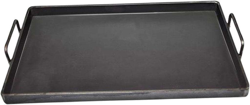 Grilling Pan, Flat Top Plate with Handle,Utility Accessories, Iron Griddle Pan for Gas Grill Indoor Camping Outdoor