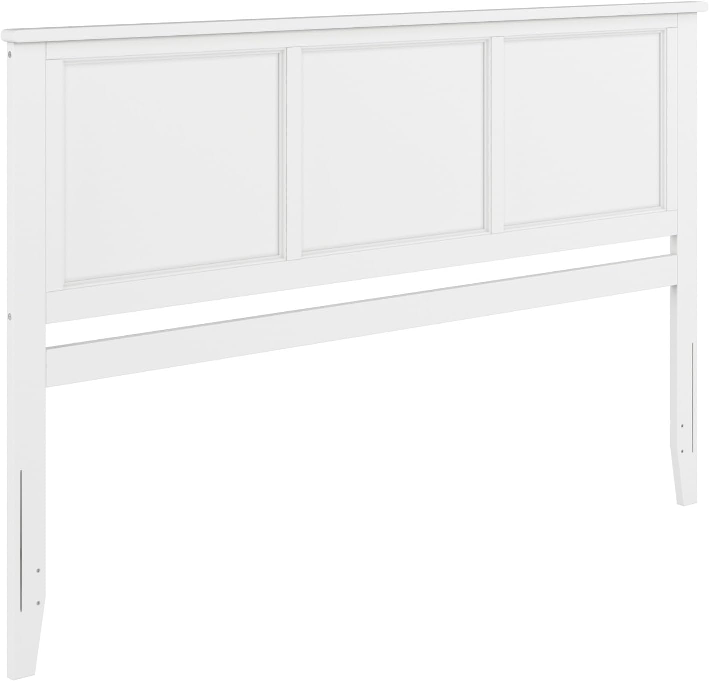 AFI, Madison King Solid Wood Panel Headboard, White
