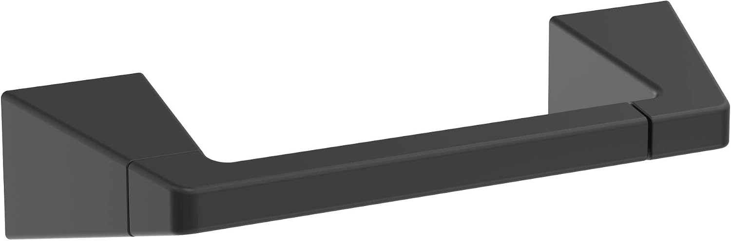 Amerock | Matte Black | Blackrock | Towel Bar | 18 inch (457 mm) | 4 Piece | Bathroom Accessories Set