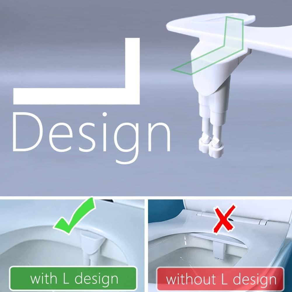 Bidet Attachment for Toilet Seat Non-Electric Bidet Fitting Sprayer Washing Self Cleaning