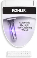 Kohler K-28821 PureWash E930 Elongated Bidet Toilet Seat with Remote Control, Quick Release, Quiet-Close Bidet Seat, Warm Water, Heated - White