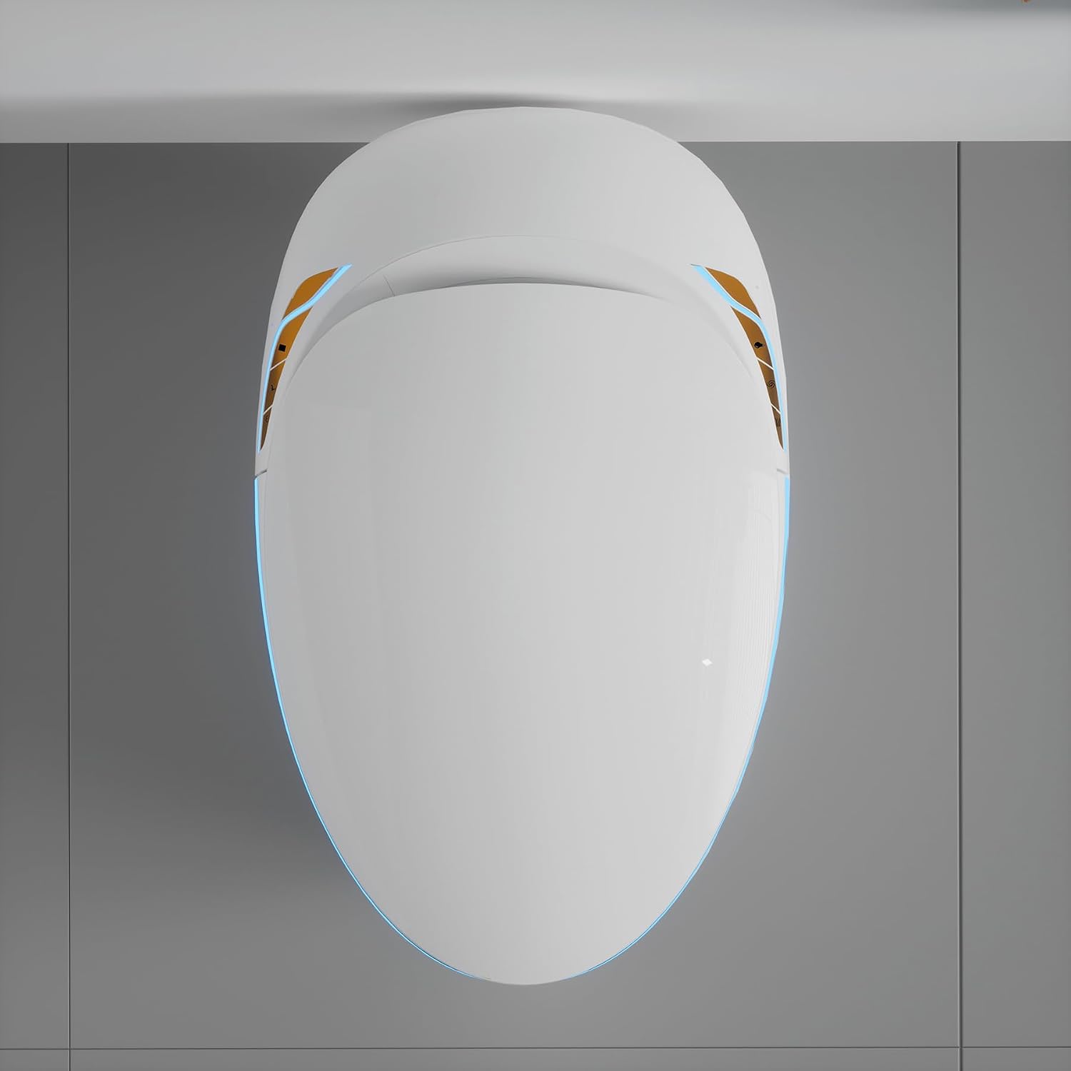 WinZo Bidet Toilet 10' Rough-in,Smart Toilet With Bidet,Oval Egg Modern Shaped, Auto Open/Flush, Adjusted Heated Seat, Warm Water and Dryer, Night Light, White