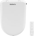 Electric Bidet Toilet Seat, Heated Bidet Seat with 6-Level Warm,Warm Water and Dryer, Front and Rear Wash, Remote Control, Self-Cleaning Nozzle, Eco Mode, Round