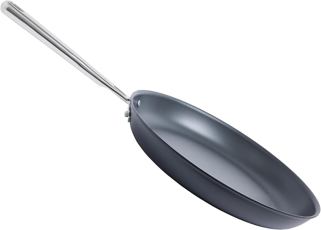 Misen 12 Inch Pre-Seasoned Carbon Steel Fry Pan – Lightweight, Even Heating, Heat Retention – Oven Safe to 500°F – Ideal for Searing, Sautéing, and Frying – Versatile Durable, Easy to Clean