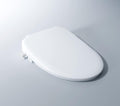 Firoe E35L Smart Toilet Bidet Seat, Elongated Slow Clsoe Heated Seat with Remote Control, Adjustable Water Tempreture, Dryer, Front & Rear Wash, Adjustable Nozzle, LED Light