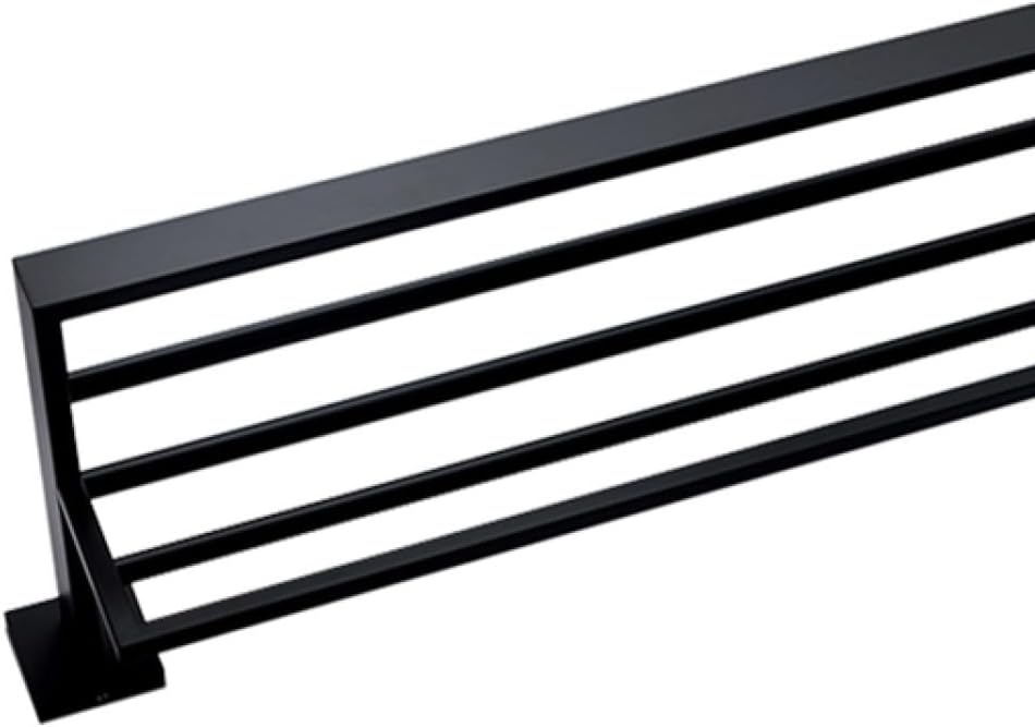 Matt Black Bathroom Hardware Set Kit Accessories Wall Shelf Towel Bar Rack Rail Robe Hanger Toilet Brush Roll Paper Holder Dish,MB Towel Rack