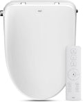 R&T V3200 Elongated Bidet Toilet Seat with Heated Seat, Instant Warm Water & Air Dry, LED Nightlight, Deodorizer - Electric Bidets with Adjustable Water Pressure, Stainless Steel Nozzle