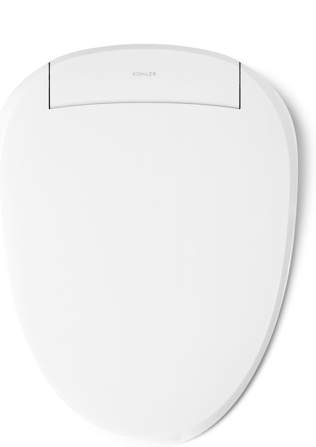 Kohler PureWash E820 Elongated Heated Bidet Toilet Seat, White with Remote Control, Quiet-Close Lid, Automatic Deodorization, Warm Water, Self-Cleaning Wand, Adjustable Water Pressure and Nightlight
