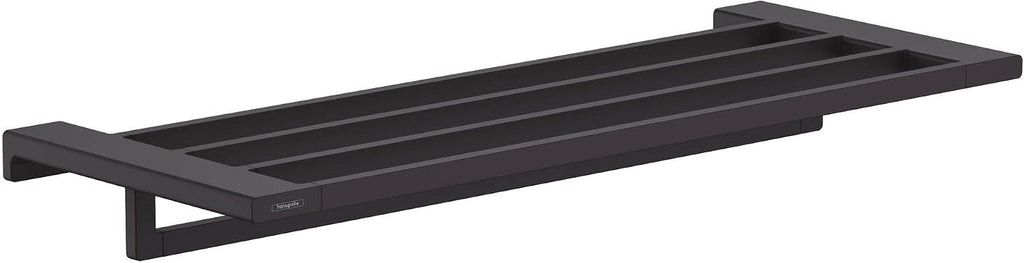 hansgrohe AddStoris Modern Towel Holder in Matte Black, 41751670
