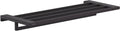 hansgrohe AddStoris Modern Towel Holder in Matte Black, 41751670