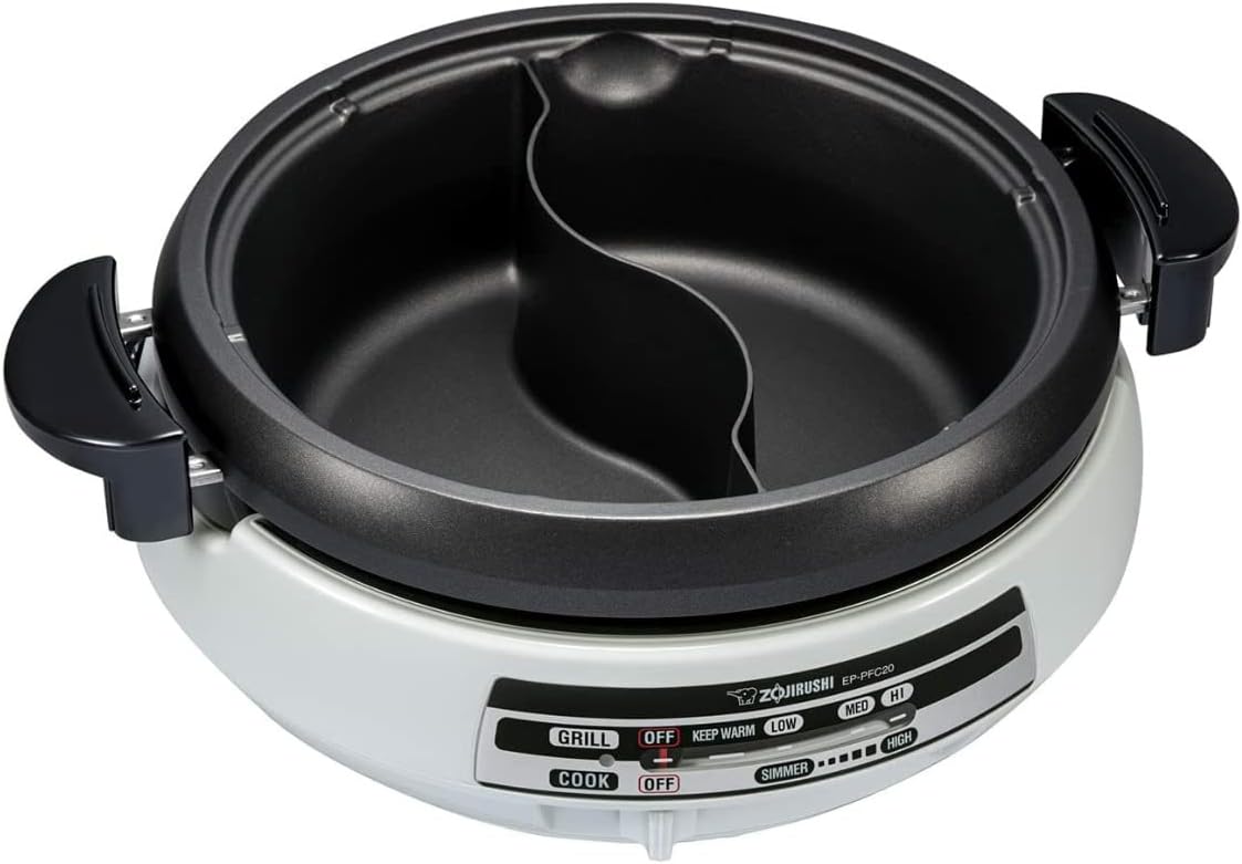 Zojirushi EP-PFC20HA, Gourmet d'Expert® Electric Skillet for Yin Yang Hot Pot