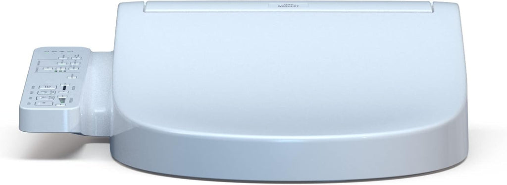 TOTO® WASHLET® KC2 Electronic Bidet Toilet Seat with Heated Seat and SoftClose Lid, Round, Cotton White - SW3023#01