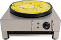 Commercial Electric Crepe Maker, 2200W 16 Inch Nonstick Crepe Pan Electric Crepe Griddle, Large Round Commercial Crepe Machine 122°F-572°F Temp. Range for Crepes, Blintzes, Tortillas, Eggs