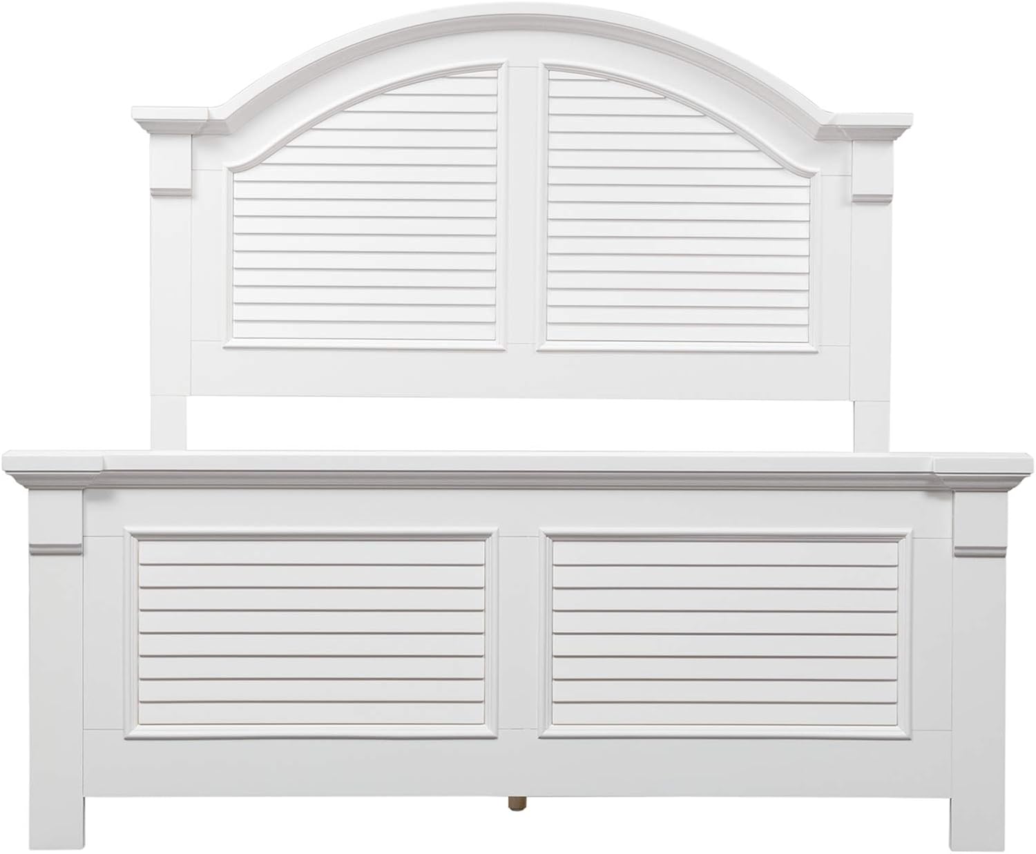 Liberty Furniture Industries Summer House I King Panel Bed, White, W82 x D88 x H60