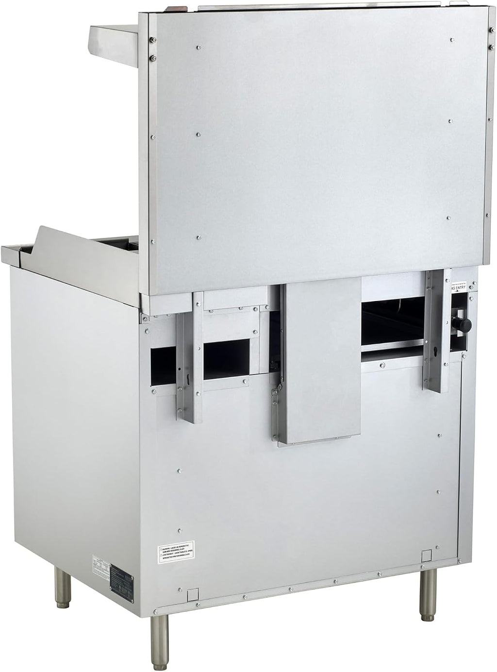 Kratos Commercial Gas Range, 36' Wide with 12' Griddle, 4 Burners, and 1 Standard Oven, Natural Gas (29Y-173-NAT)