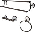 Kingston Brass BAK111348ORB Victorian 3-Piece Bathroom Hardware, Oil Rubbed Bronze
