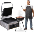 1800W Panini Grill, Sandwich Maker, Commercial Smokeless Indoor Grill, Removable Plates, Stainless Steel, For Steak, Hamburger, Waffle,220V