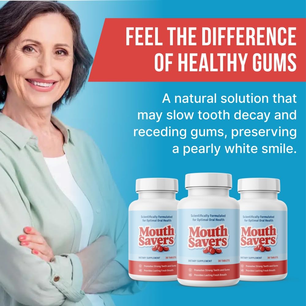 5-in-1 Advanced Oral Health Support - Fast-Acting, Easy-to-Use Solution Pack of 6