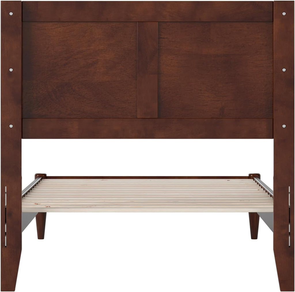 AFI, Berkshire Twin Solid Wood Low Profile Platform Bed, Walnut