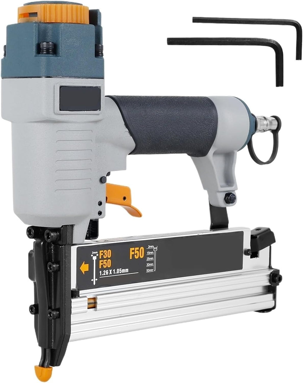 Air Nailer Carpenter Pneumatic Nail Tool T50 F50 440K 16Ga/18Ga Air Brads Nailer Nail Depth Adjustment Ergonomic And Lightweight