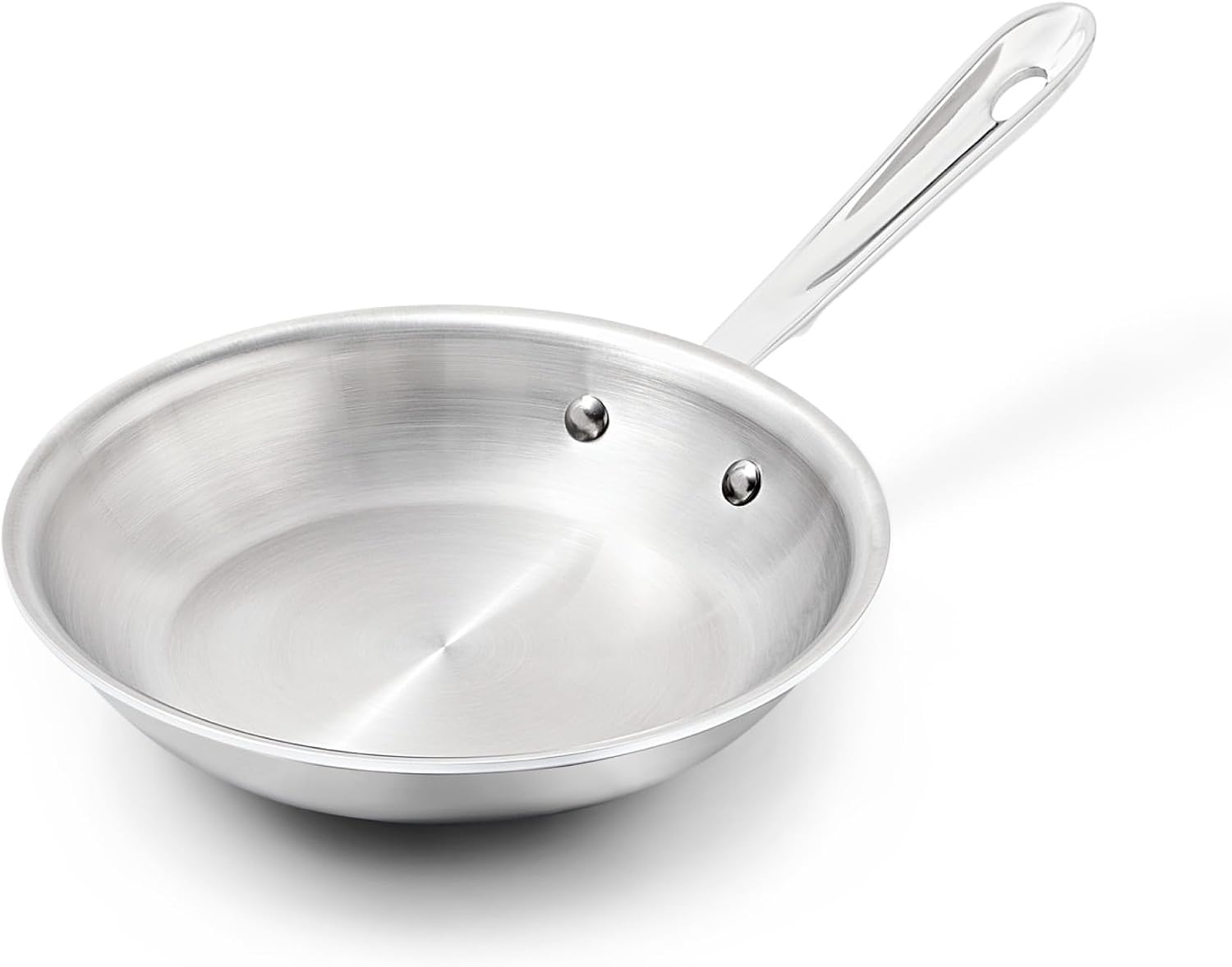 All-Clad D3® Stainless Steel 8 inch Frying Pan- Made in the USA- The Original Bonded Professional Cookware- Oven Safe & Induction Compatible