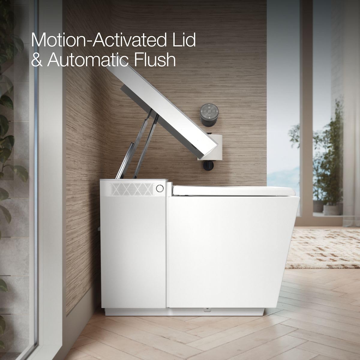 KOHLER K-30754-PA-0 NUMI® 2.0 Comfort Height® Smart Toilet With Bidet Built In, Bidet Toilet Seat, Dual Flush, Quiet Close, Hands-Free Opening, White