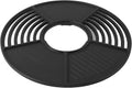 SIXRUN 42cm Round Cast Iron Grill Plate, Non Stick Enamel Coating, Suitable for Indoor Outdoor, Camping and Picnics with Cast Iron Grill Grate
