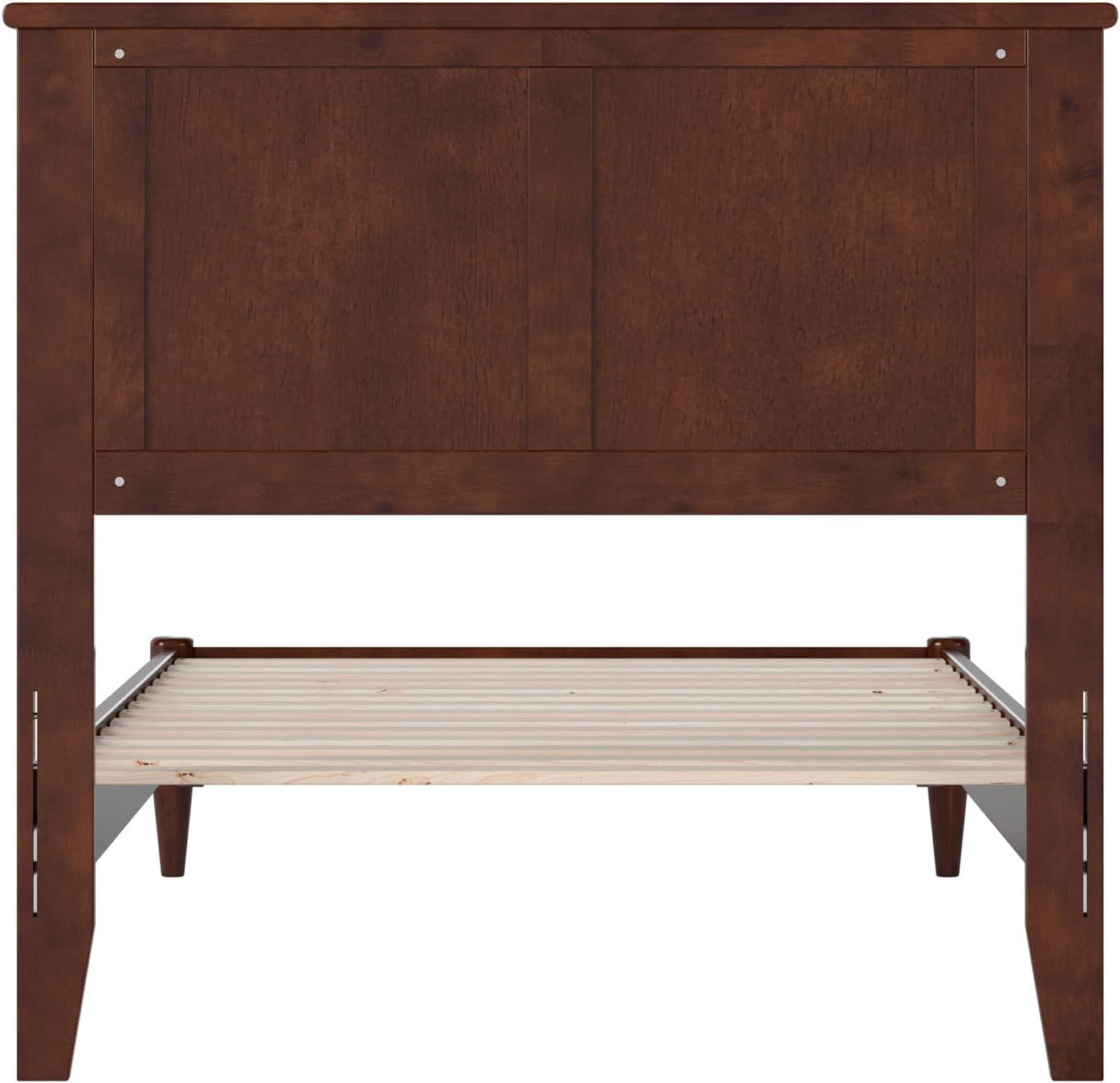 AFI, Charlotte Twin XL Solid Wood Low Profile Platform Bed, Walnut