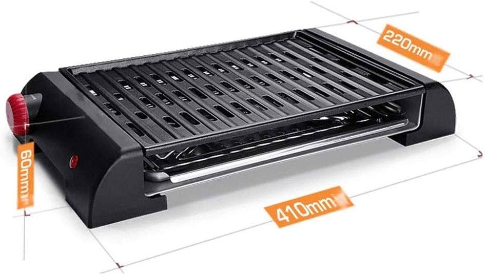 Barbecue Machine，Smokeless Indoor Grill Electric Griddle Iron Plate, Faster Heat Up, Easy Clean Design