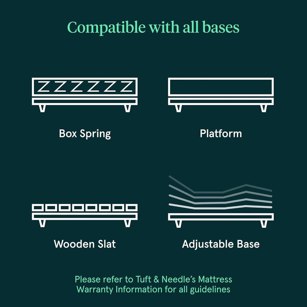 Kin By Tuft & Needle Medium 12' Full Adaptive Foam Mattress in a Box, Cooling Gel, Pressure Relief, Durable Support, 100 Night Trial, Fiberglass Free, CertiPUR-US, 10-Year Limited Warranty
