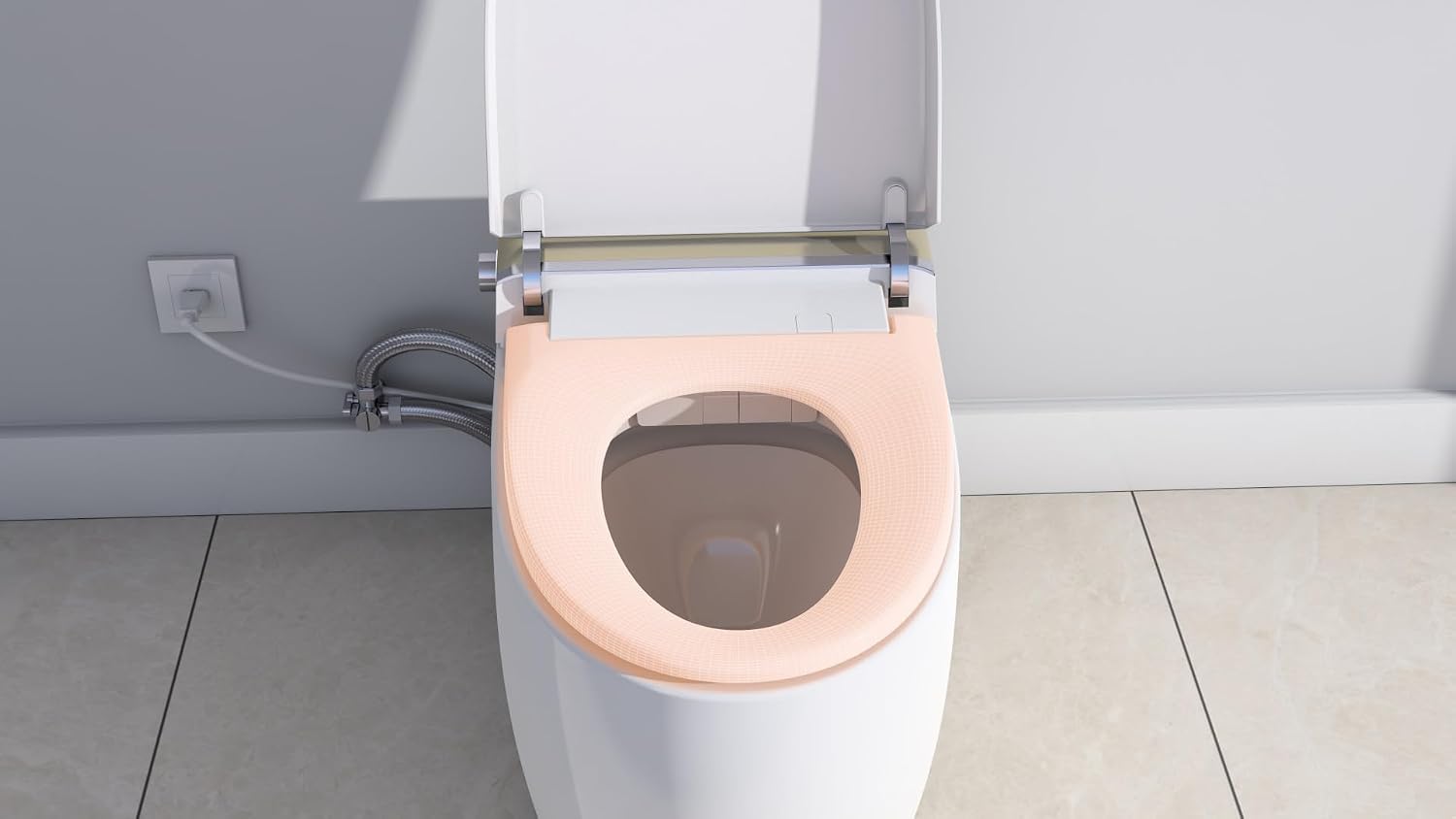 Clean Sense dib-1500R Bidet Toilet Seat for Elongated Toilets