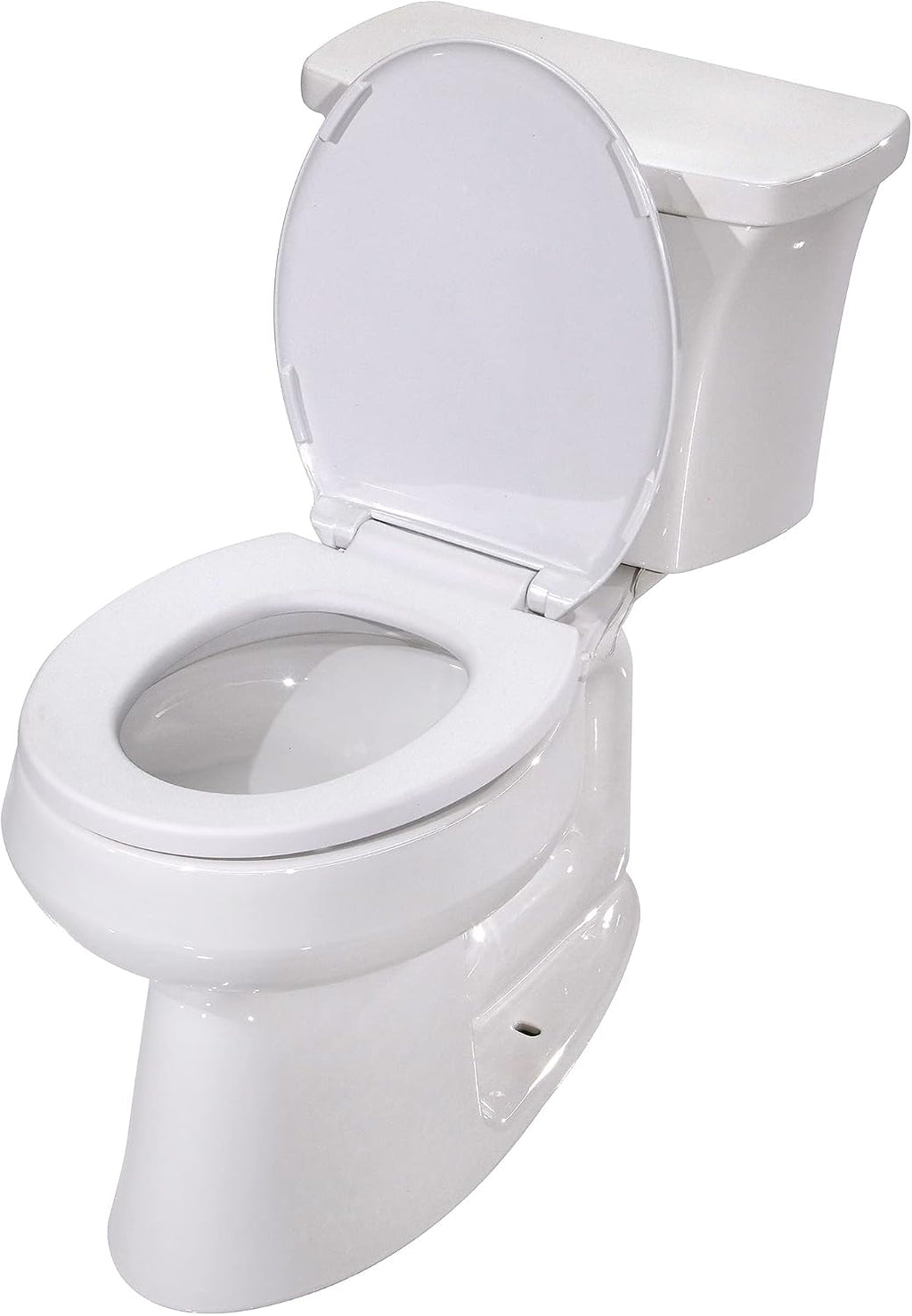 UltraTouch 01911 12 Watt/12 Volt UL-Listed Soft Elongated Bowl White Heated Toilet Seat for Standard American Bathrooms