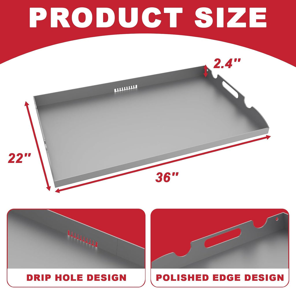 Griddle Top for Blackstone 36 Inch Griddle 4 Burner 1554 1825 1560 1899 2149 Gas Grill, 36' Powder Coated Steel Flat Top Replacement Part