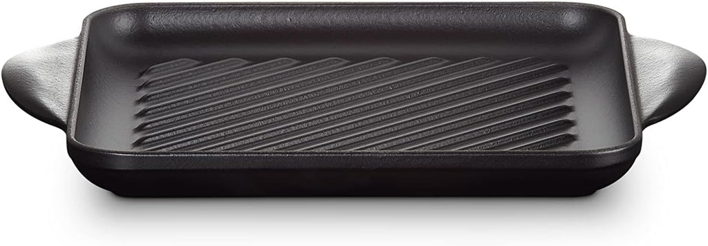 Le Creuset Enameled Cast Iron Square Grill, 9.5', Licorice