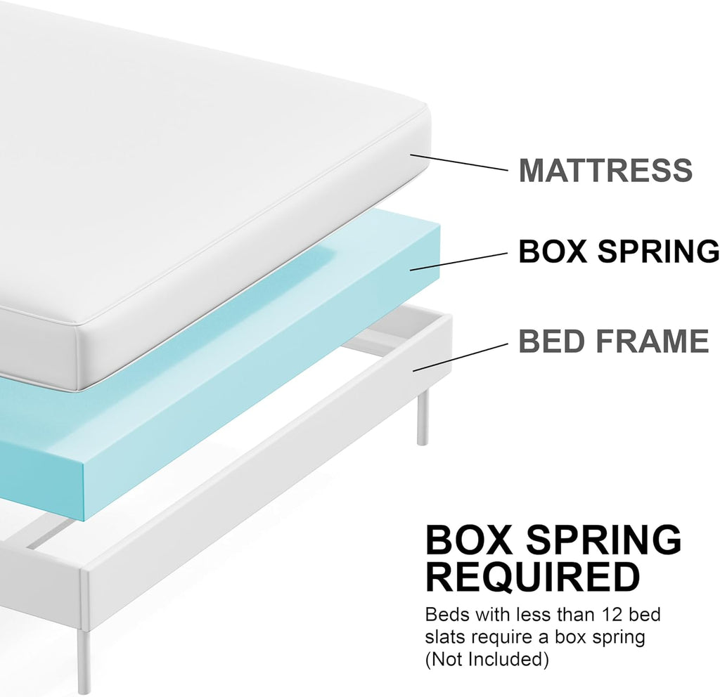 Furniture of America Bailer Modern Solid Wood 6-Piece Bedroom Set with LED on Headboard, Stainless Steal Posts and Marble Top on Nightstand, Box Spring Needed, King, Weathered Gray