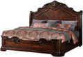 Best Master Barney's Traditional Wood Eastern King Bed in Walnut