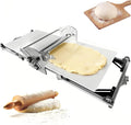 Foldable Dough Sheeter, Electric Pastry Dough Sheeter, Stainless Steel, 2-25 Mm Adjustable Height, 450mm Dough Width, Forward/Reverse Rotation, Stepless Adjustment, For Croissants, Puff Pastry