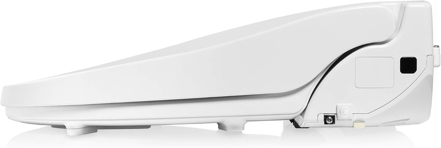 Brondell BL97 Round Swash Electronic Bidet Seat, Fits Round Toilets, White