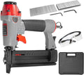 NEW 18 Gauge 2 in 1 Brad Nailer Gun and Crown Stapler 300pcs Nails/ 200pcs Staples Tool,Jikkolumlukka