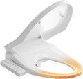 Heated Smart Toilet Seat with Feminine Wash & Dryer, Elongated Bidet with Adjustable Water Temperature, Pressure & Nozzle Position, Easy Installation & Soft-Close Lid for Modern Bathrooms