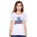 WYKY Women NC State Wolfpack White Short Slev Tee Tshirt