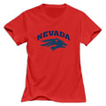 JJTD Women's Nevada Wolf Pack Logo T-Shirt Red US Size XS